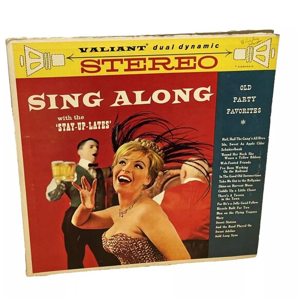 The Stay-Up-Lates Sing Along (Vinyl) Valiant V-4906 GOOD+ LP Record Album - Picture 1 of 12